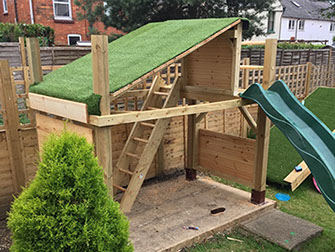 Childrens play area designed and built by Redecs-MK